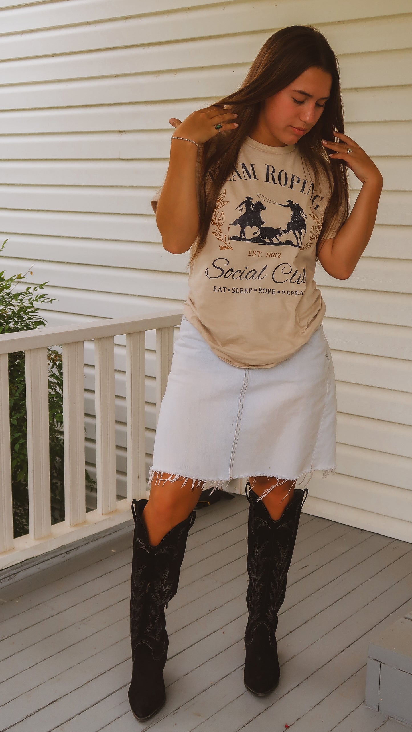 Team Roping Social Club Tee