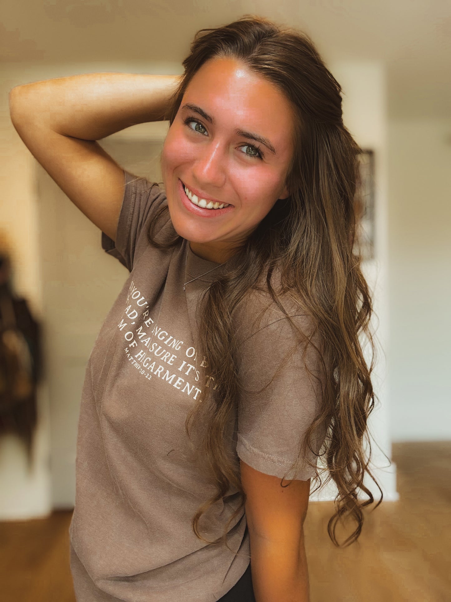 "Hanging on By The Hem of His Garment" Tee