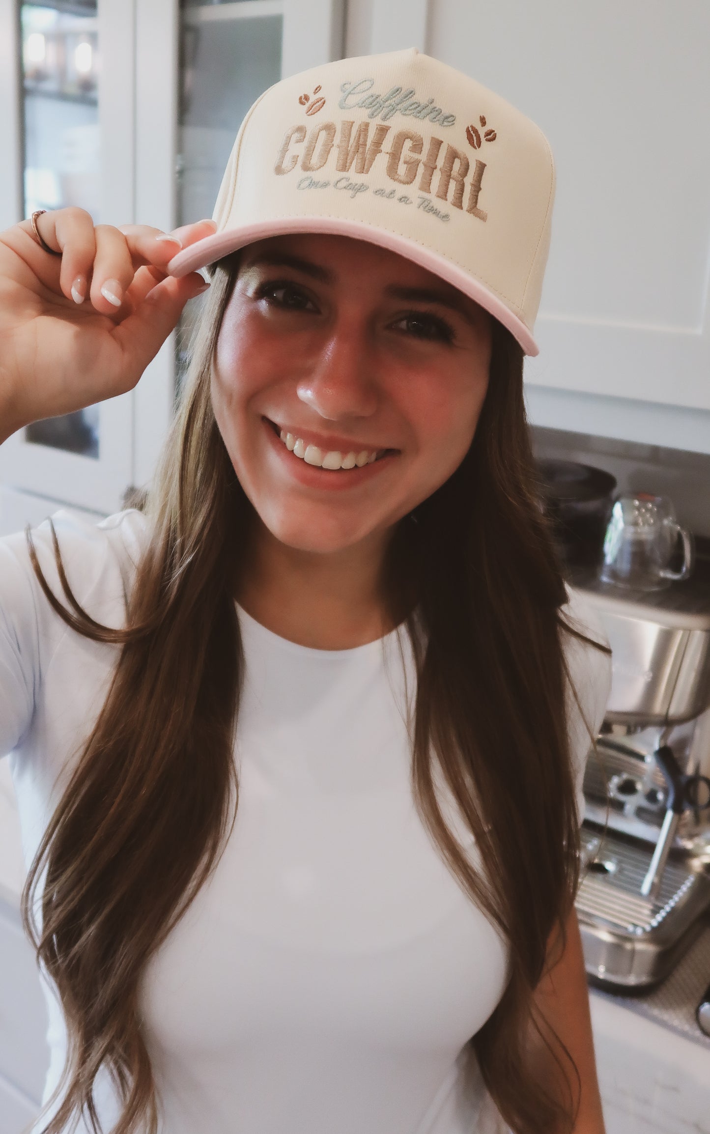 The Caffeine Cowgirl Cap