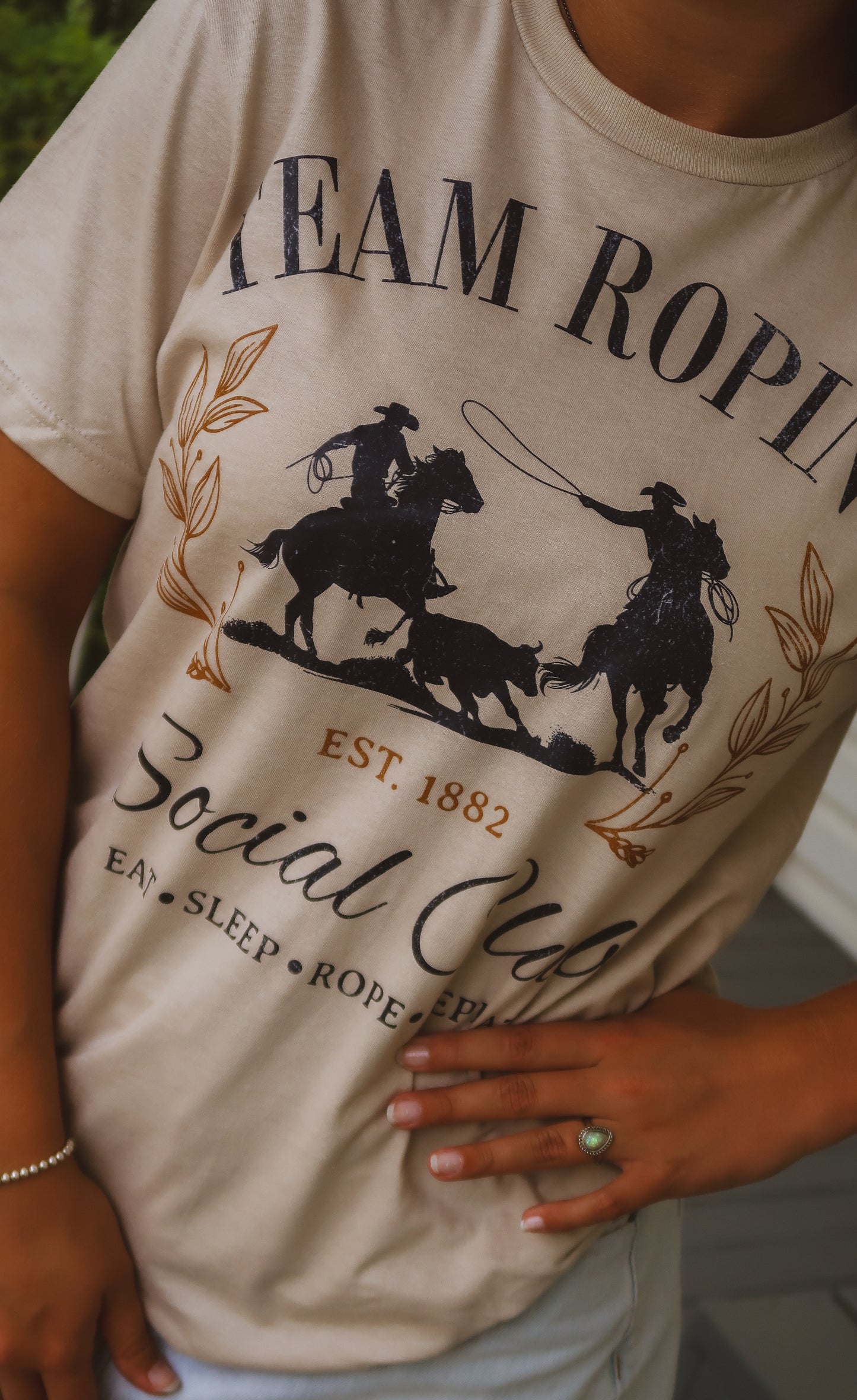 Team Roping Social Club Tee