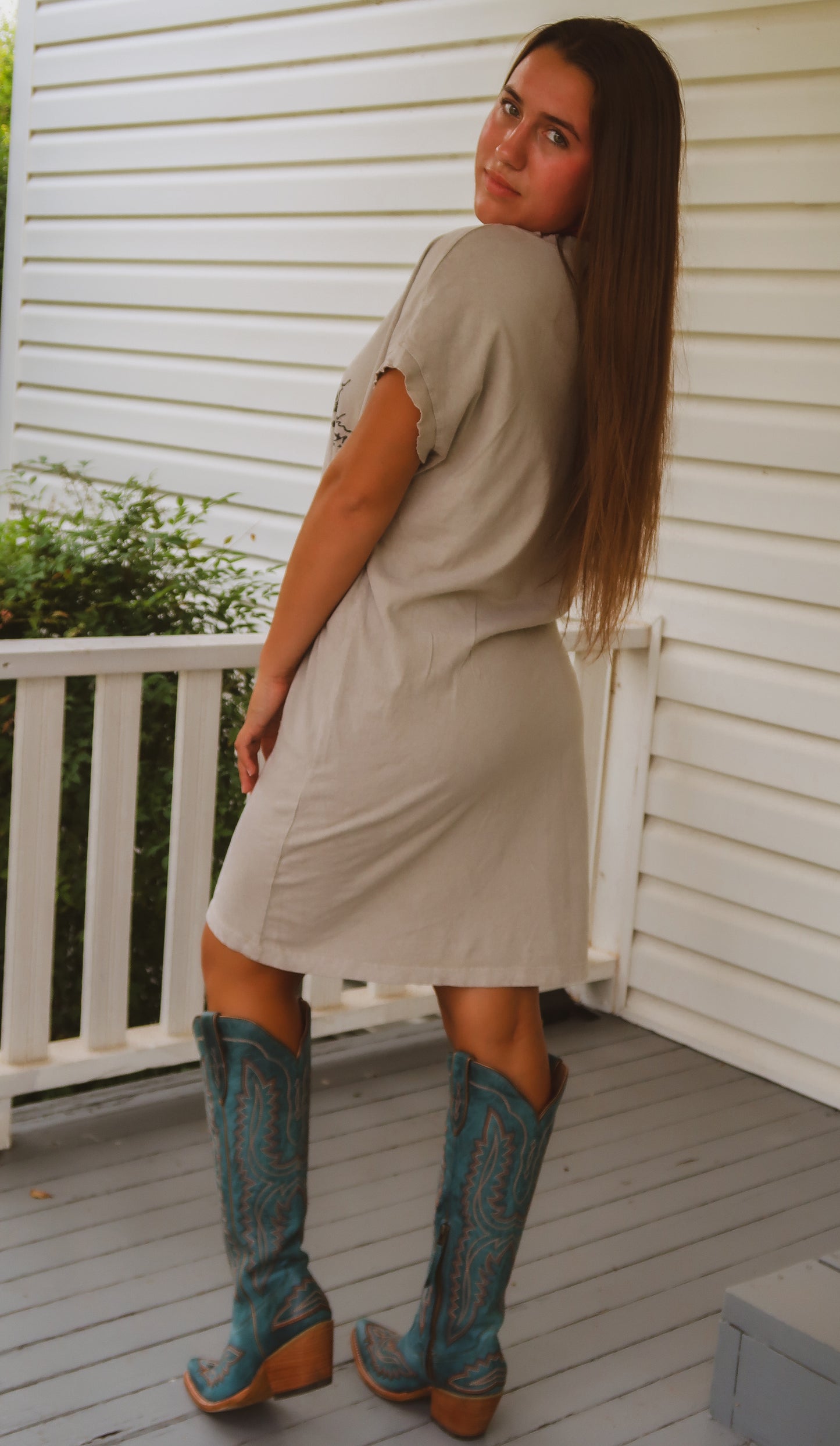 Calf Roper T-Shirt Dress