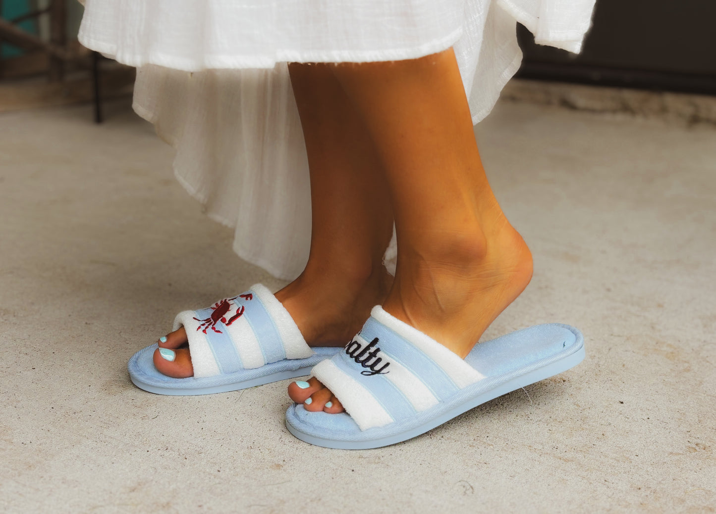 Classy Poolside Slides