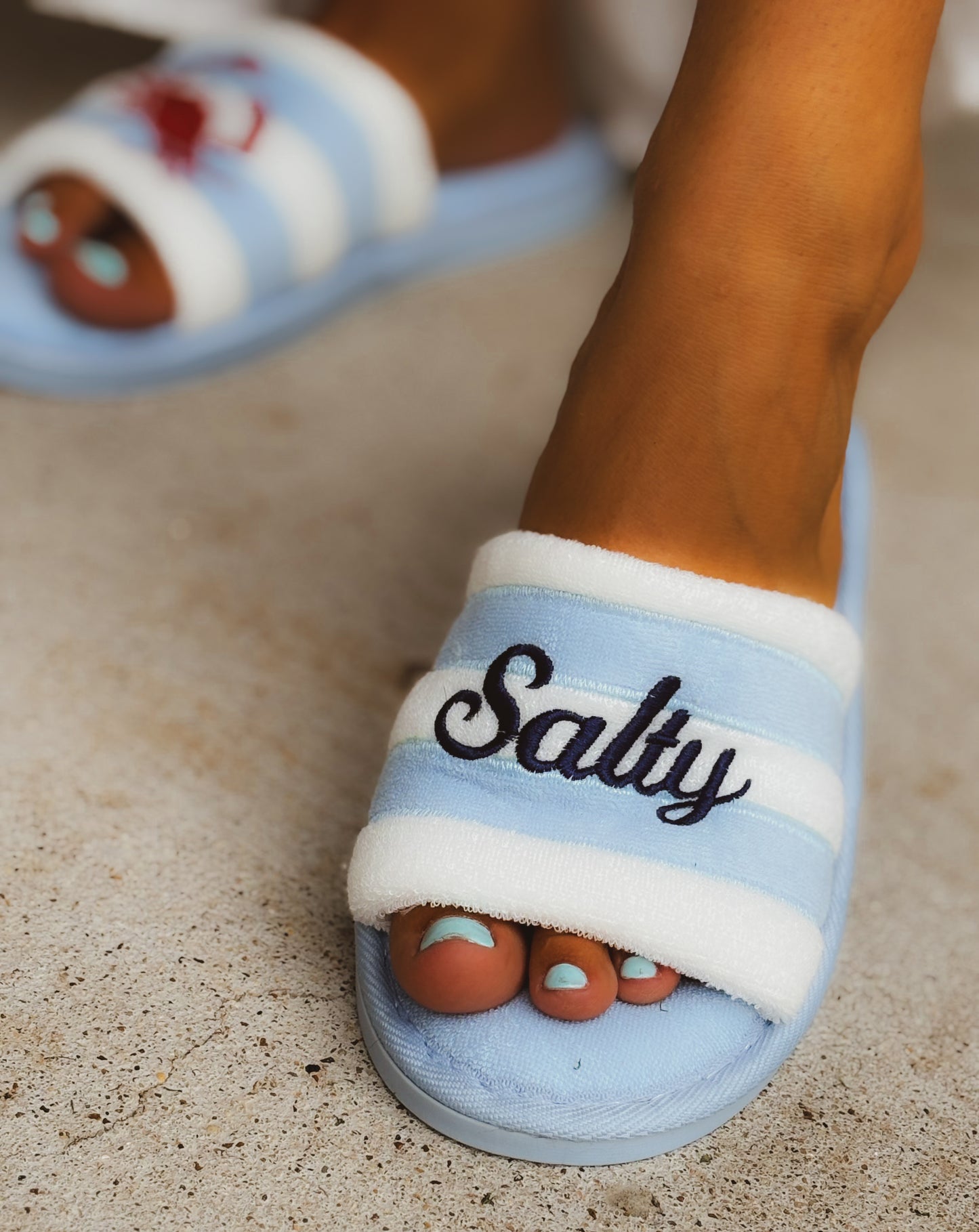 Classy Poolside Slides